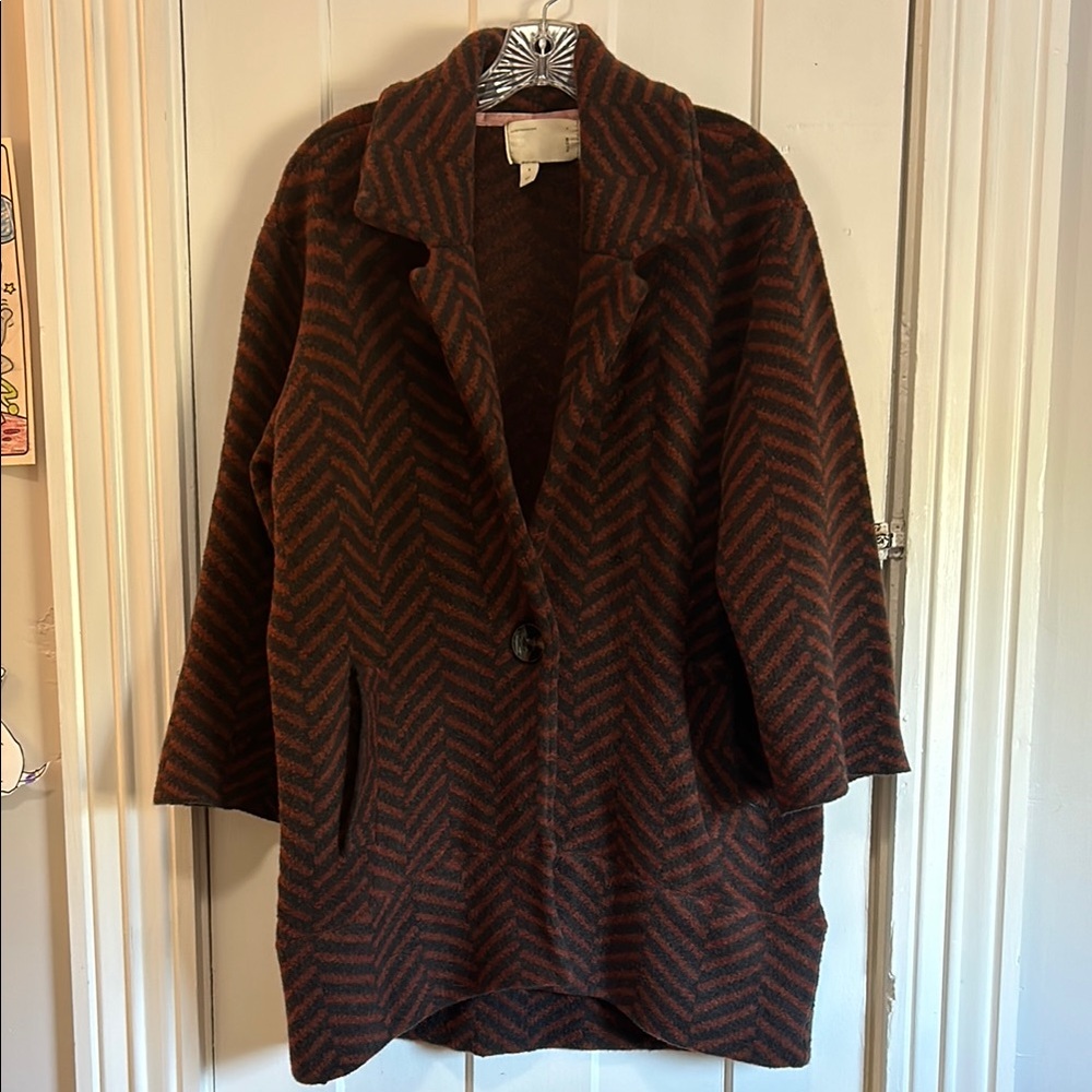 Moth by Anthropologie Oversized Sweater Coat Size Small